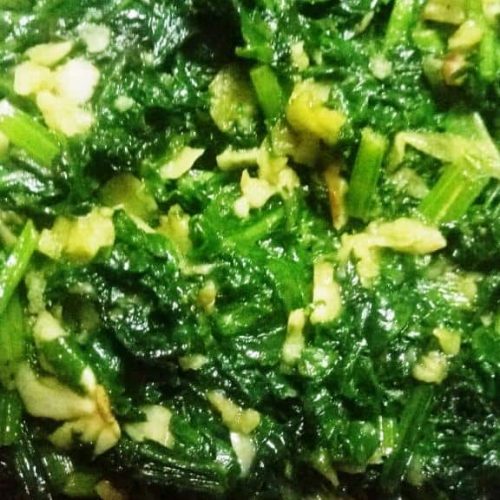 Keto Buttery Garlic Sauteed Spinach Recipe My Dainty Kitchen