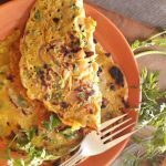 vegan Tomato omelette