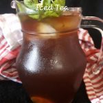 lemon ginger iced tea