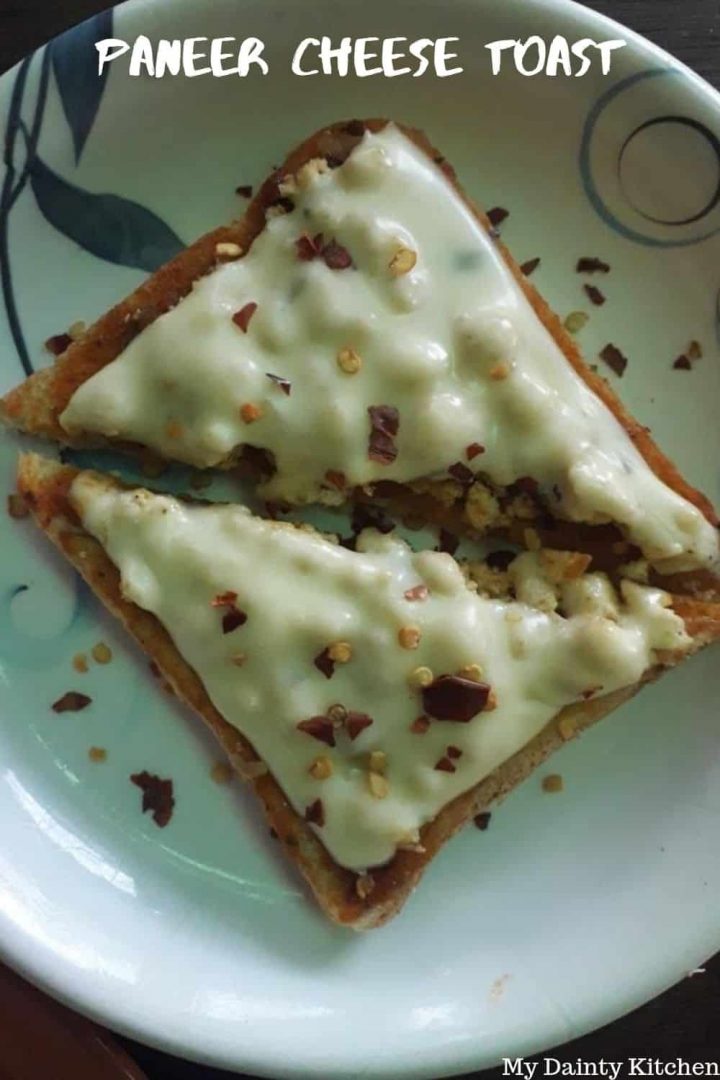 Paneer Cheese Toast Kids Tiffin Box Recipe My Dainty Kitchen