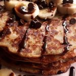 whole wheat banana pancakes