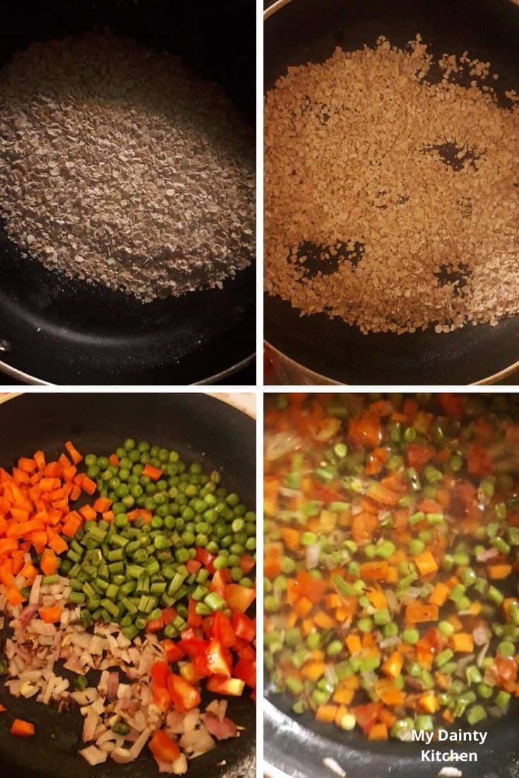 Oats Upma How to Make Oats Upma Oats Weight Loss Recipe My Dainty