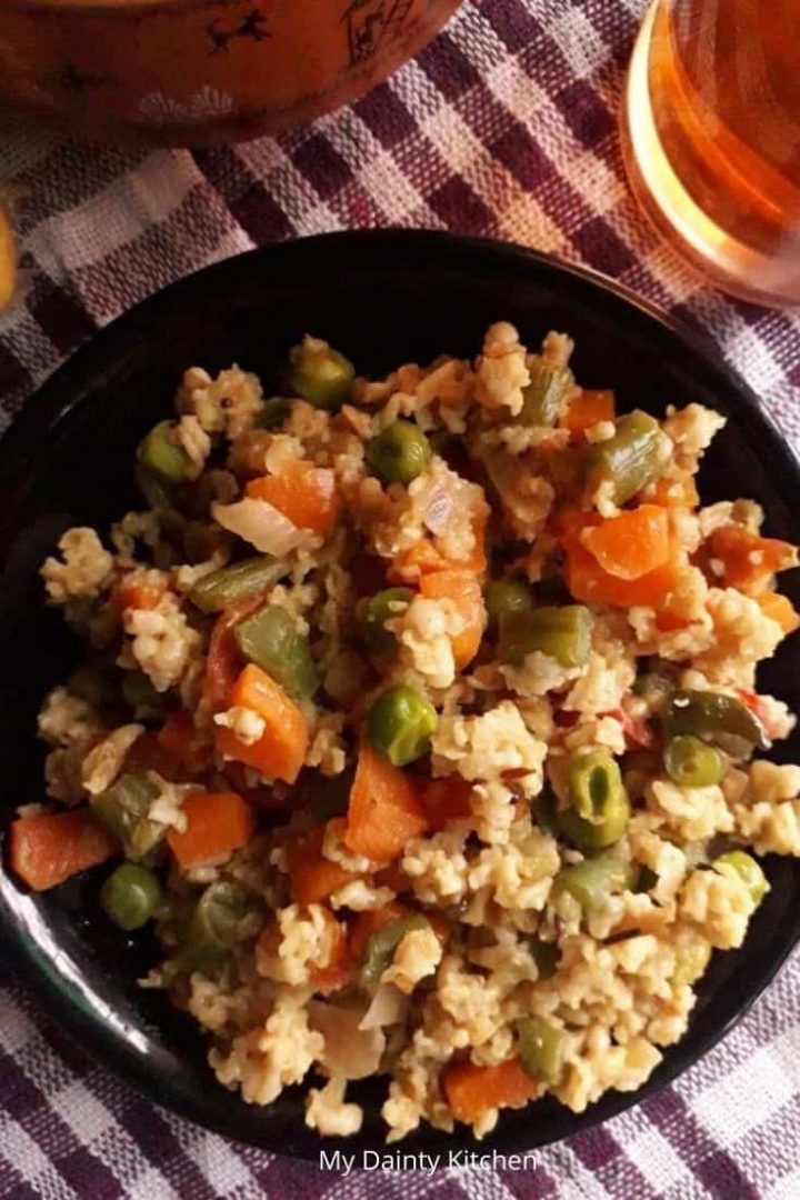 Oats Upma How to Make Oats Upma Oats Weight Loss Recipe My Dainty