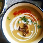vegan curried cauliflower soup