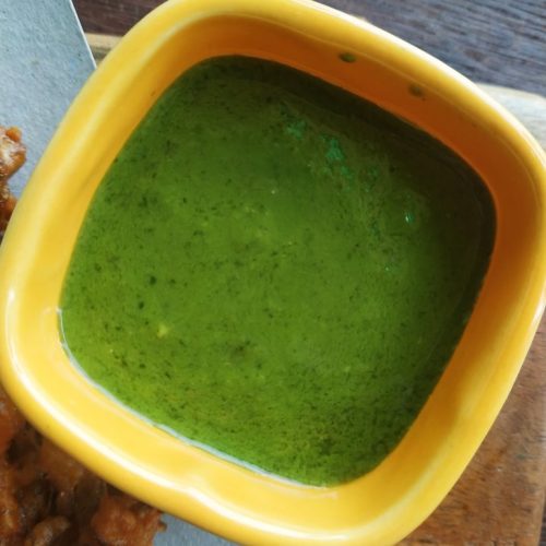 Cilantro Chutney (Vegan) My Dainty Kitchen