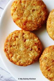 Air Fryer Frozen Hash Browns (Hash Brown Patties) - My Dainty Kitchen