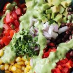 southwestern salad - vegan brunch