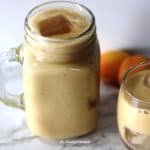 Smoothie in a mason jar