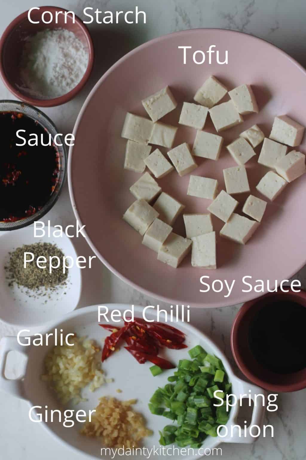 Black Pepper Tofu My Dainty Kitchen