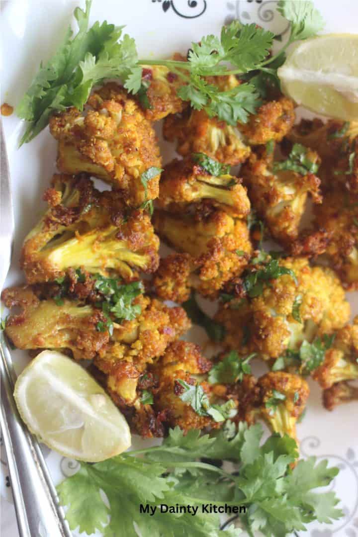 Turmeric Cauliflower My Dainty Kitchen