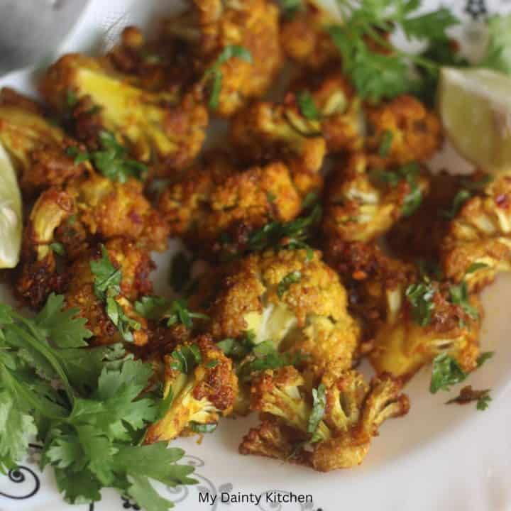 Turmeric Cauliflower My Dainty Kitchen