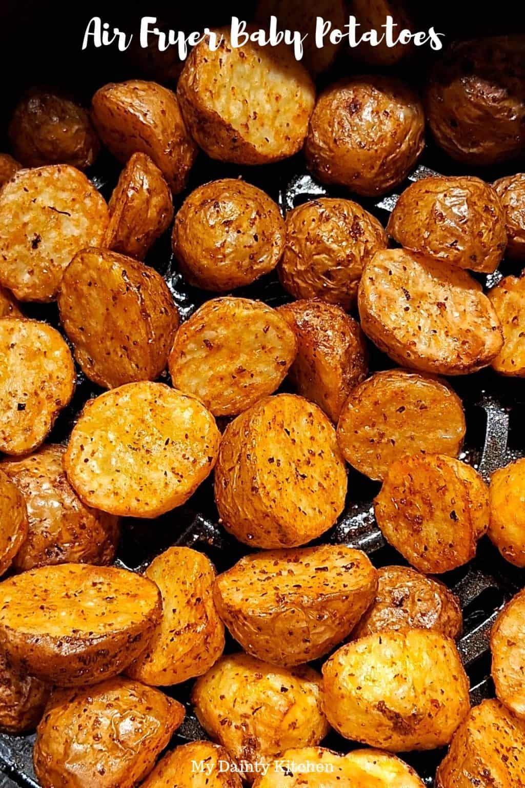 Air Fryer Baby Potatoes My Dainty Kitchen