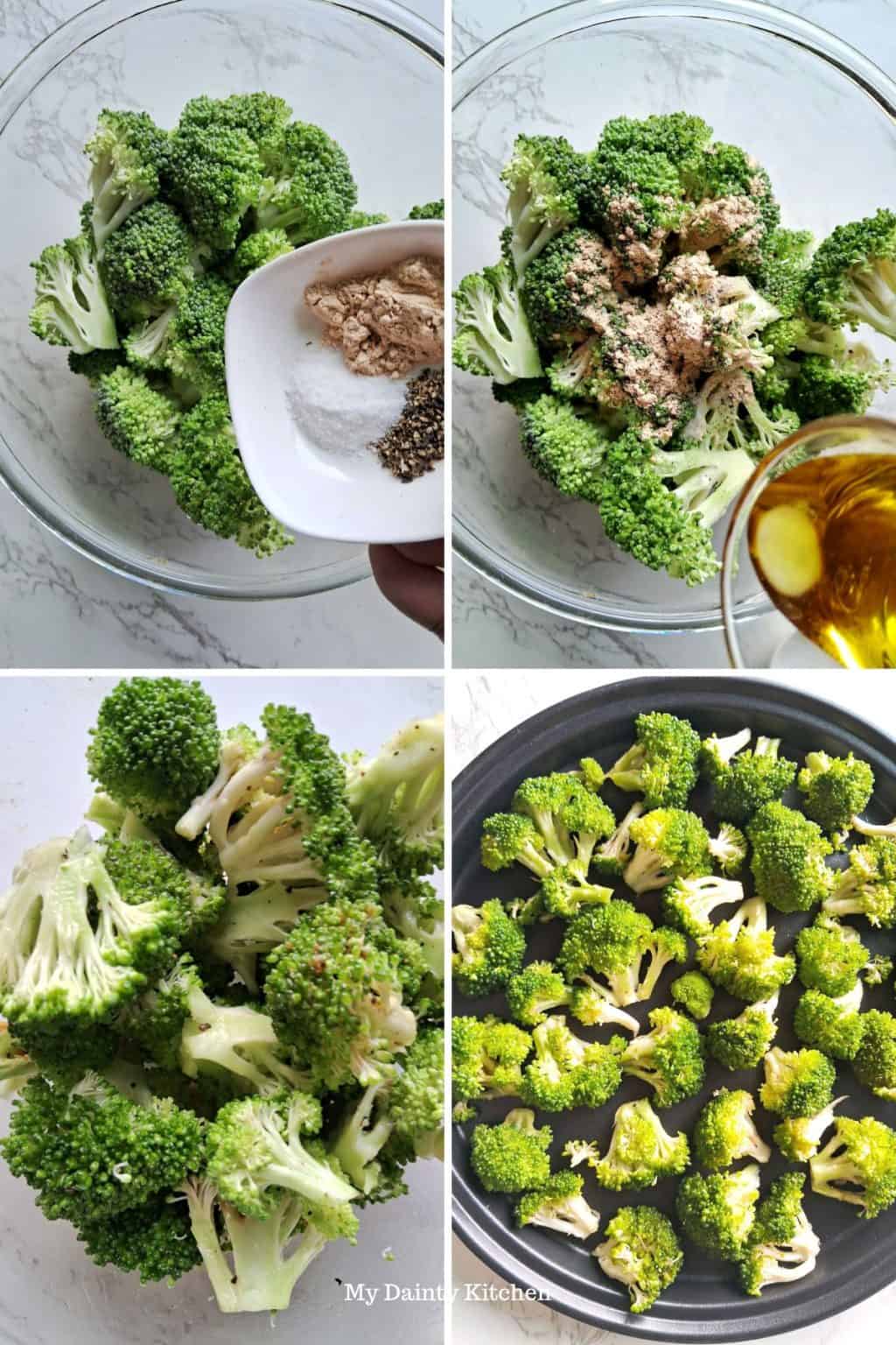 Oven Roasted Broccoli My Dainty Kitchen